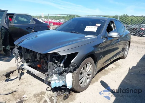 2015 Infiniti Q50 Premium z USA, uszkodzony, nr VIN JN1BV7AR1FM392748
